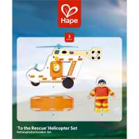 Hape„To the Rescue“ Rettungshubschrauber-Set Kinder Spielzeug