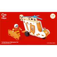 Hape„To the Rescue“ Rettungshubschrauber-Set Kinder Spielzeug