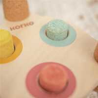 Korko Tap Tap Rainbow Hammerbank aus Kork & Holz
