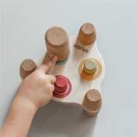 Korko Tap Tap Rainbow Hammerbank aus Kork & Holz
