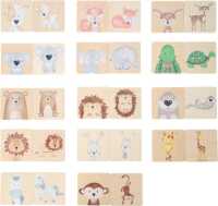 small foot Kinder Memo Tiere 28-teilig 5x5x0,5cm Holz 3+