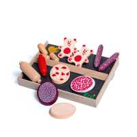 Erzi Wurst-Theke Kinder Kaufladen Spielzeug aus Holz made...