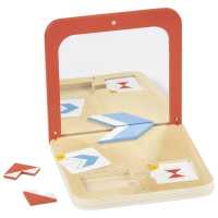 Goki Symmetriespiel Spiegelmagie Holz,Pappe Kinder...