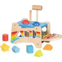 Goki Hammerbank mit Xylophon und Sortierfunktion Kinder...