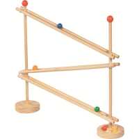 Goki Kugelbahn FlexiTrack Kinder Spielzeug aus Holz 3+