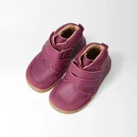 BLifestyle streifenhörnchenSTYLE beere breit Bioleder Kinder Barfußschuh