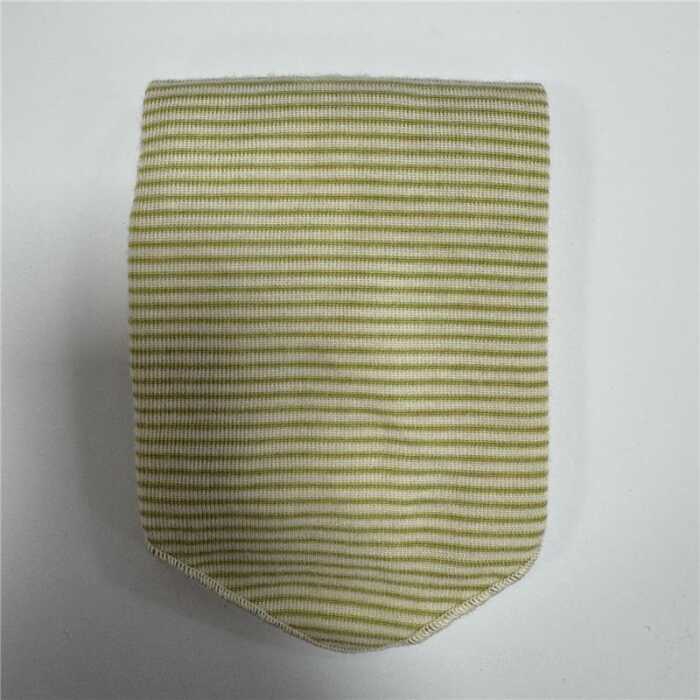 Lilano Baby Dreieckstuch kiwi-ringel aus Wolle kbT/Seide