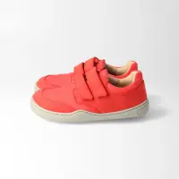 bLIFESTYLE Barfuß-Sneaker krokodilSTYLE kirschrot