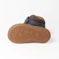BLifestyle waschbärSTYLE 23 anthrazit mittel Bioleder Kinder Barfußschuh