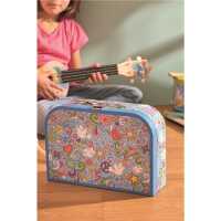 Goki Kinder Koffer 2er Set Love & Peace Pappe, Metall 3+