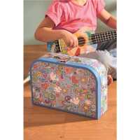 Goki Kinder Koffer 2er Set Love & Peace Pappe, Metall 3+