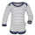 Engel langarm Body natur/marine 50/56 aus Wolle kbT/Seide