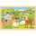 Goki Puzzle Bauernhof/Zoo 24 Teile Beidseitig bedruckt Holz 3+