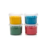 neogrün Easy-Knete 4er Set “Yuki”rot,gelb,grün,blau  4x120g