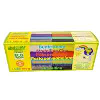 ökoNorm Bunte Knete immer weich - 8 Farben! spiel gut 500g