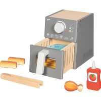 Goki Airfryer mit Zubehör Holz Kinderkücke 16...