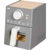 Goki Airfryer mit Zubehör Holz Kinderkücke 16 Teile 3+