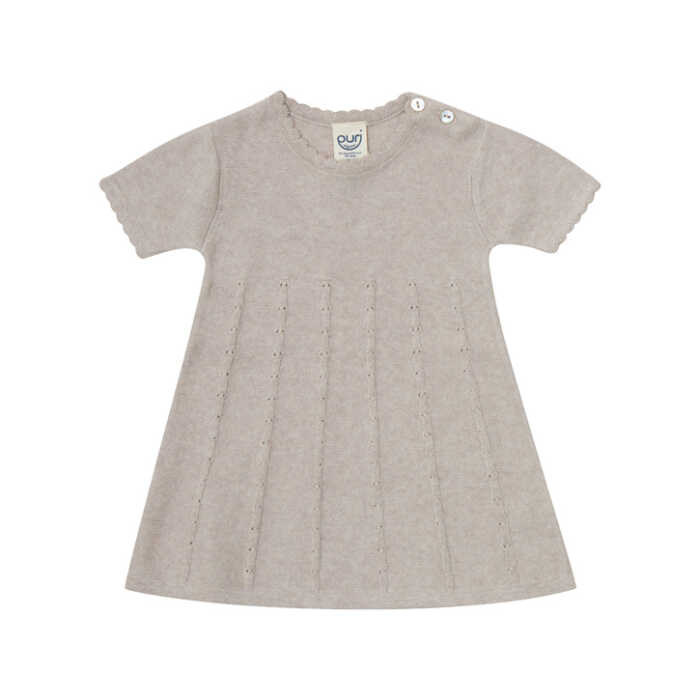 Puri Baby Strickkleid kurzarm Baumwolle kbT/Seide GOTS