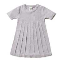 Puri Baby Strickkleid kurzarm Baumwolle kbT/Seide GOTS
