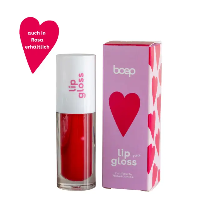 Boep lip gloss pink 6ml Naturkosmetik