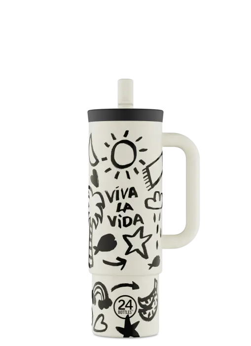 24bottles Straw Cup Viva la Vida 800ml