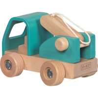 Goki Abschleppwagen Kinder Holzspielzeug 2+