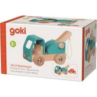 Goki Abschleppwagen Kinder Holzspielzeug 2+