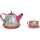 Goki Kinder Teeservice aus Blech Funky Flowers14 Teile 2+ Metall
