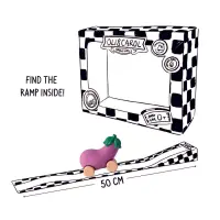 Oli&Carol Emma The Eggplant Baby Car Toy