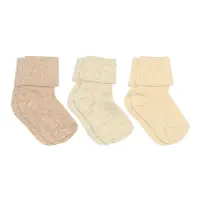 MP Denmark Baby-Rippsocken aus Baumwolle - 3er-Pack