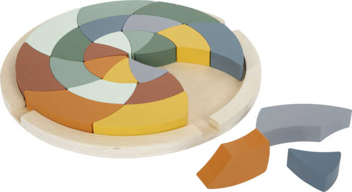 small foot Montessori Farbenpuzzle „Safari“ 24 Steine 3+