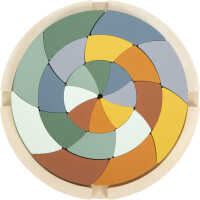small foot Montessori Farbenpuzzle „Safari“ 24 Steine 3+