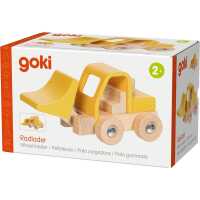 Goki Radlader Kinder Holzspielzeug 2+