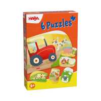 Haba 6 erste Puzzle - Bauernhof mit 2,3 & 4 Teile ab 2+