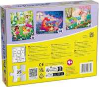 Haba 3 Puzzles Zauberträume mit 24, 35 & 48 Teilen 4+