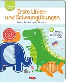 Haba Kreativ Kids – Erste Linien- und Schwungübungen Taschenbuch 4+