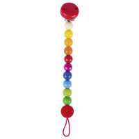 Goki Baby Schnullerkette Regenbogen 21cm 0+ Holz