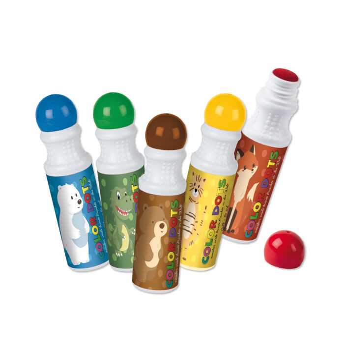 Tapir Ella Kinder Stempelstifte Colour Dots 5 Stück 3+