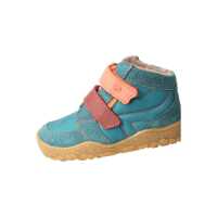BLifestyle biberSTYLE TEX 26 petrol breit Wollvliesfutter Kinder Barfußschuh