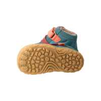 BLifestyle biberSTYLE TEX 27 petrol breit Wollvliesfutter Kinder Barfußschuh