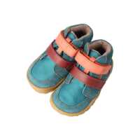 BLifestyle biberSTYLE TEX 27 petrol breit Wollvliesfutter Kinder Barfußschuh