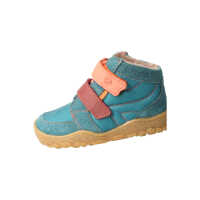 BLifestyle biberSTYLE TEX petrol breit Wollvliesfutter Kinder Barfußschuh