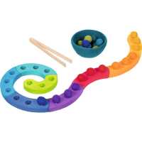 Goki Evolution Farbsortierspiel und Adventsspirale Holz...