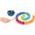 Goki Evolution Farbsortierspiel und Adventsspirale Holz & Wollfilz 3+