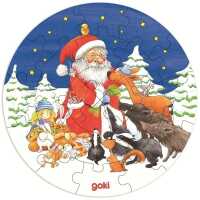 Goki Minipuzzle Weihnachten 4+ aus Holz 1 Stück