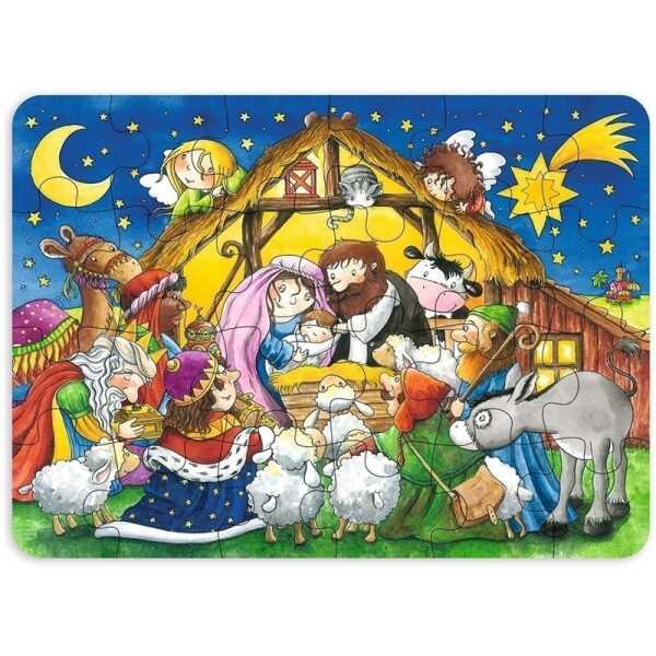 Heilige Familie im Stall