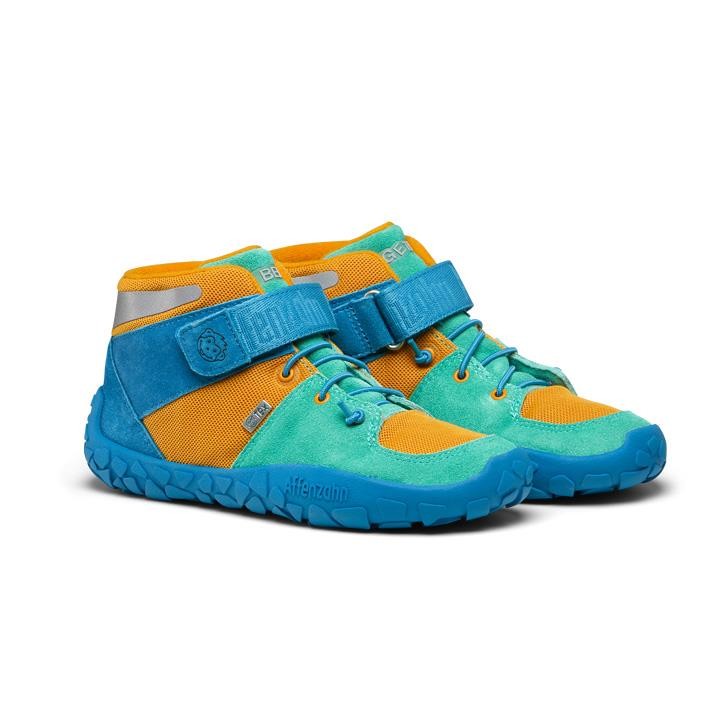 Affenzahn Mid-Sneaker Leder Dreamer 34 lagunenblau