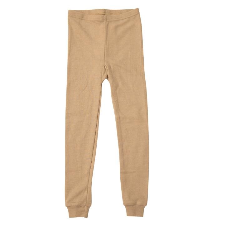 Lilano Kinder lange Unterhose 104 sand Wolle kbT/Seide