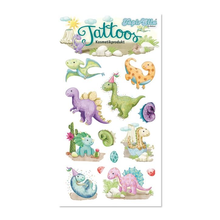 Lutz Mauder Kinder Tattoo Dinosaurier 2 (10,5x5,6cm)