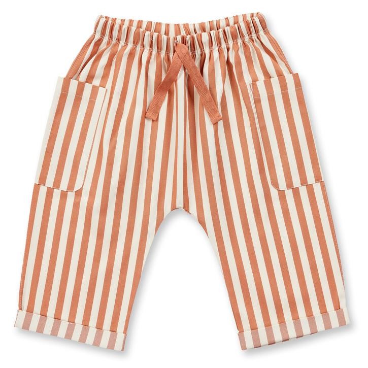 Sense Organics DELU Pant Cinnamon Stripes Baumwolle kbT